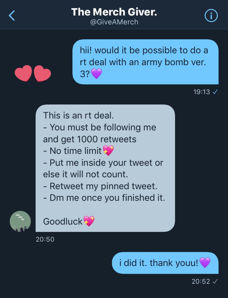 ggukiejoonn's tweet photo. Attention!🚨 Attention!🚨
🚨CALLING THE HELP OF MY FELLOW KPOP FANS🚨

It’s my first rt deal with @GiveAMerch 
Please help me get 1000 retweets!
❤️🥺💫 https://t.co/LC2WzK0tr1