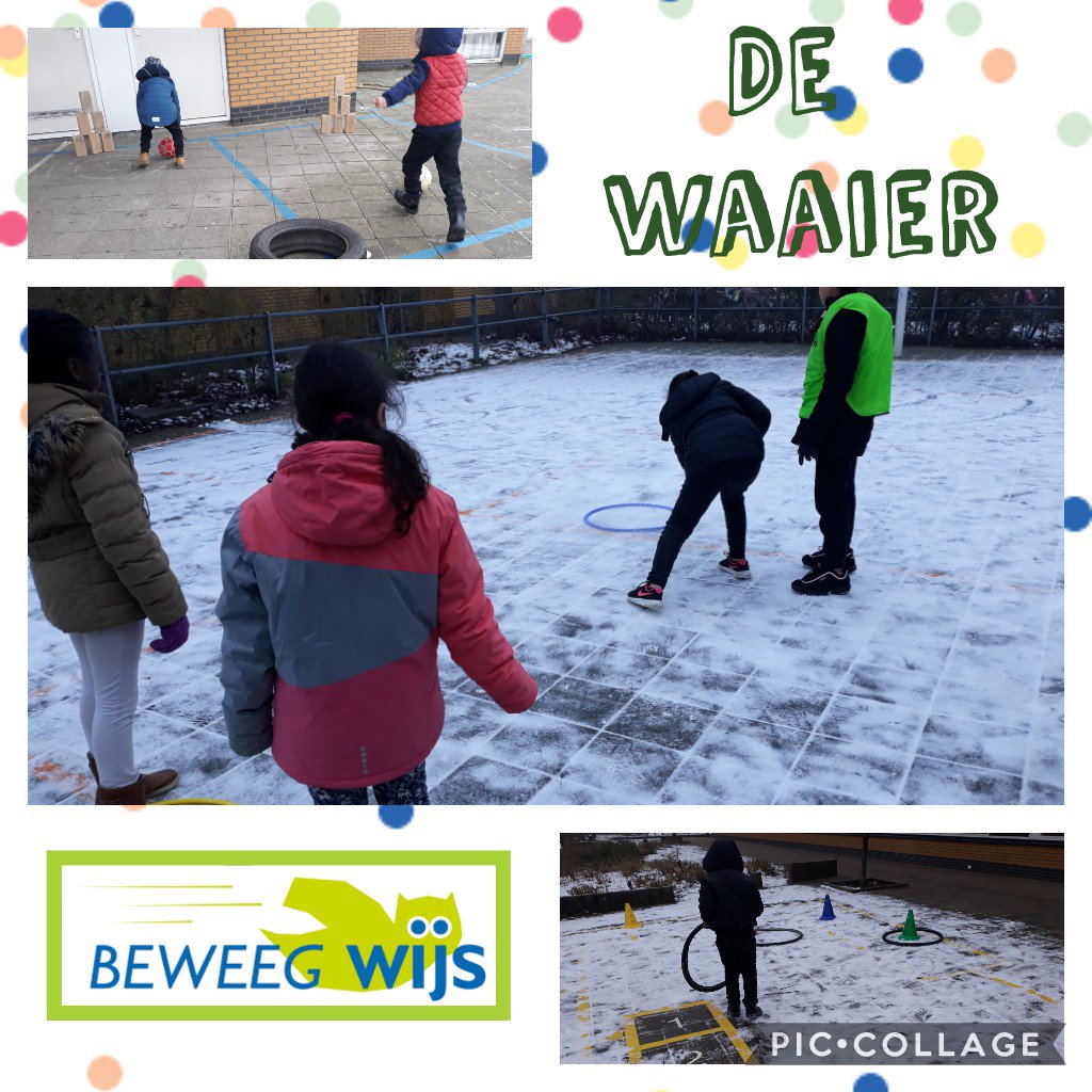 Aangepaste activiteiten vandaag op #dewaaier in <a href="/gem_Zutphen/">Gemeente Zutphen</a>. #sneeuw op bijna het hele plein.Ook hier viel de @BeweegWijs activiteit curling in de smaak! <a href="/ZutphenActief/">ZutphenActief</a>