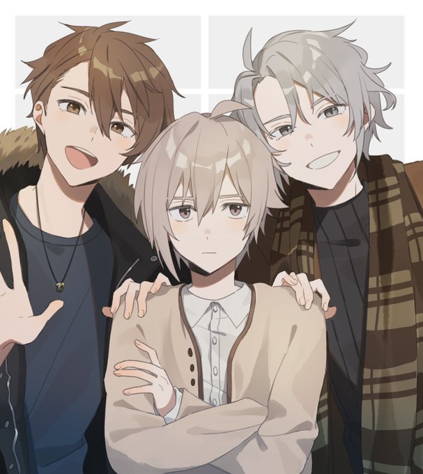 「3boys grey hair」 illustration images(Oldest)