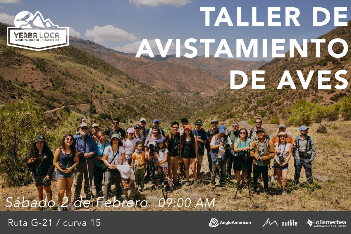 ¡ÚLTIMOS CUPOS!

Actividad gratuita pagando tu entrada a Yerba Loca.
Aprovecha que tendremos bus de acercamiento para esta actividad!
Inscríbete en: goo.gl/forms/26cgRSPn…