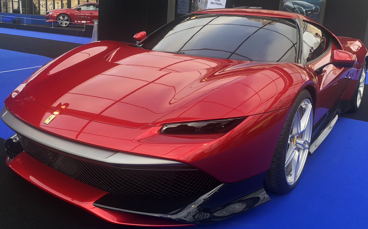Arval_France's tweet photo. La Ferrari #SP38 est un modèle unique fait sur-mesure et inspiré par un modèle produit dans les années 1980 #FAI2019 https://t.co/pvqU2JbxQi