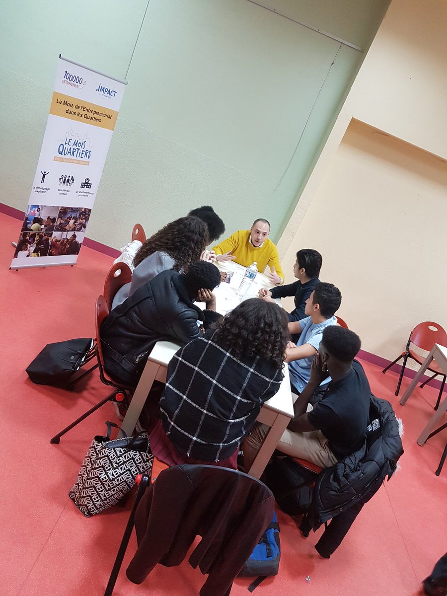 JoBoulinguez's tweet photo. Après midi #100jeunes #speedmeeting @100000e au Lycée Jean Jaurès @montreuil avec @peggy_andre @RealRyanHamada @davidlaval @usuri_comores Villiers-Moriame Frédéric, Leonidas Kalogeropoulos, Frédéric Vezon @aspertise Marie-Hélène Delaux @Sabooj1 ML Da Costa @mabanque_bnpp etc https://t.co/gRXE2SEwdu
