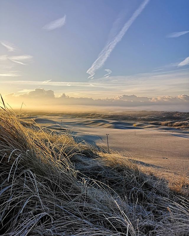 A wonderful view back down the driveable (in the summer) par 4 9th hole at Rye. Frosty morning but always provides wonderful looking scenes. Going to miss these views. #Rye #Golf #RyeGolfClub #Frosty bit.ly/2DMdJFM