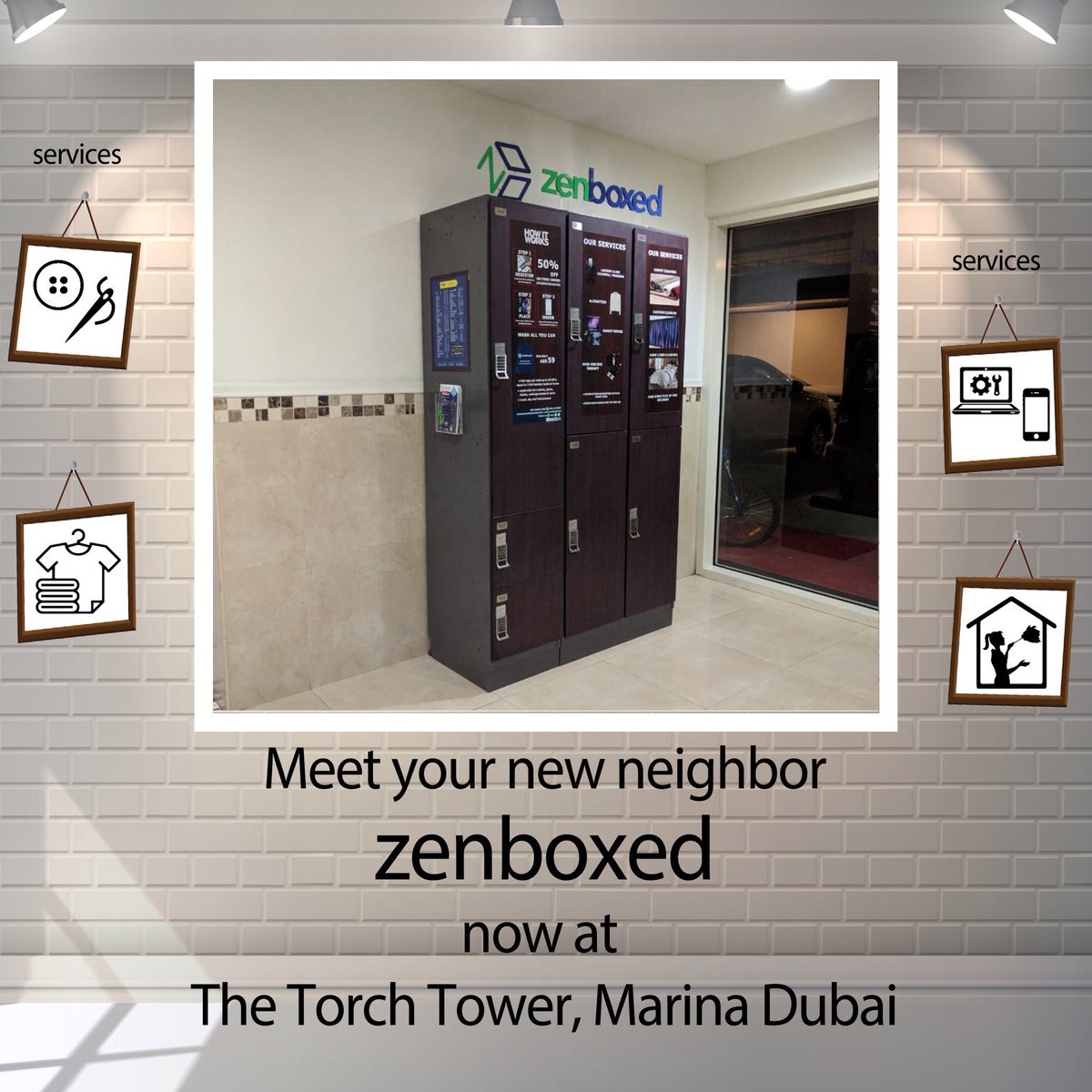 zenboxed's tweet photo. The nearest service provider is where you are!

Zenboxed now available in The Torch Tower, Marina, Dubai.

Do Less. Zen More.

#thetorchtower #dubaimarina #dubai #uae #errands https://t.co/JmrRDMpdMz