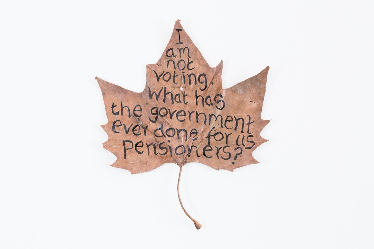 leafmeansleaf's tweet image. "I am not voting. What has the government ever done for us pensioners?"

A quote from the doorstep in 2016.

To read more reasons behind people's voting decisions in 2016 please follow:

@leafmeansleaf