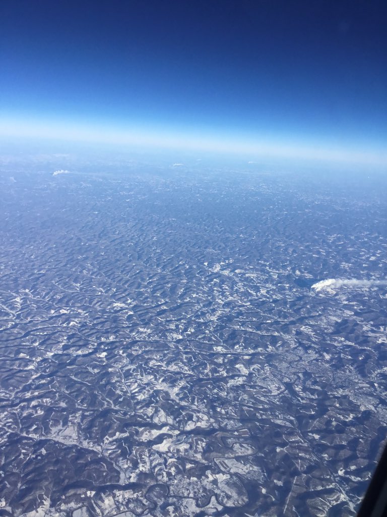 #coal country is #cold country today.  Reading <a href="/NPR/">NPR</a> article on <a href="/Tesla/">Tesla</a> mission while looking down on #emissions of at least a dozen power plants. Long road to the goal, but a journey worth taking. Need #thenewgrandstrategy <a href="/markmykleby/">Mark Puck Mykleby</a>