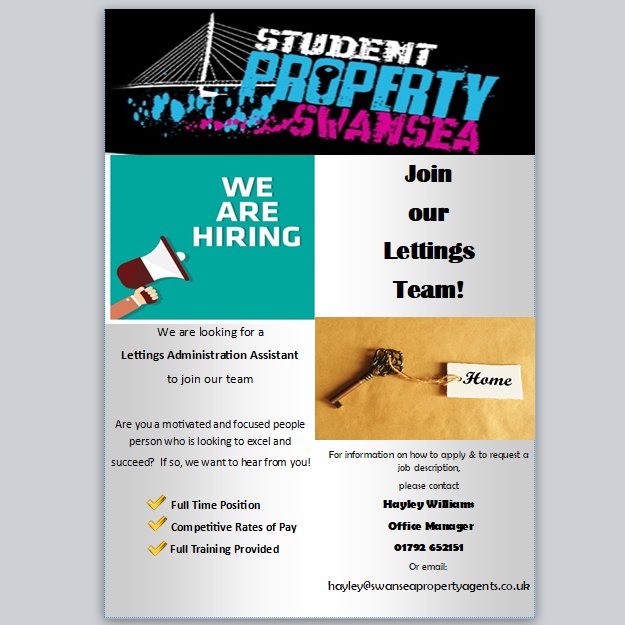 We are hiring! If you are interested in joining our team or know anyone looking for a new position please contact us and share the post. A full job description and personal spec is available, along with the job advertisement. Please contact us for details.
