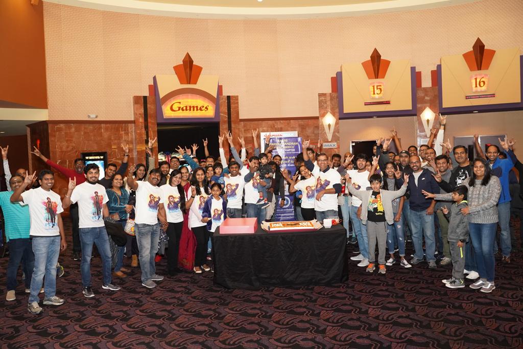 RMM_USA_Canada's tweet photo. Rajini Makkal Mandram North America Seattle Chapter USA celebrated #Petta success recently at Lincoln Square Cinemas, Bellevue, WA with fun and festivities. #pettainusa #rmmna #pettaparaak #blockbusterpetta https://t.co/oYrzpuiUpJ