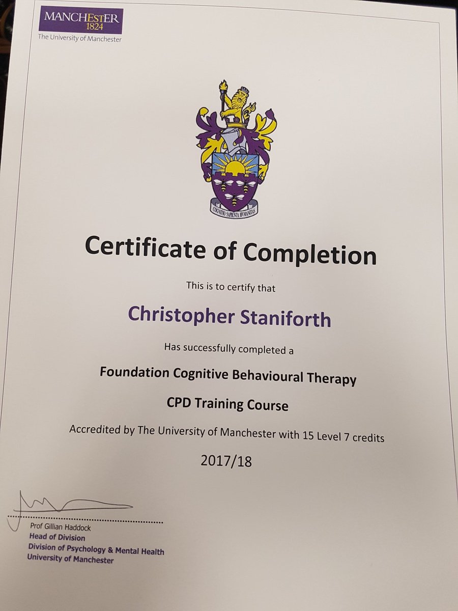 ChrisStanifort1's tweet photo. Graduation day!
Is it ok to be proud of yourself?
Well I am anyway. 
Thanks to Tobyn and Chris for all their support and my fellow green pants partner @KirstenOT94.

   @GMMH_NHS https://t.co/WytXVvxIAz