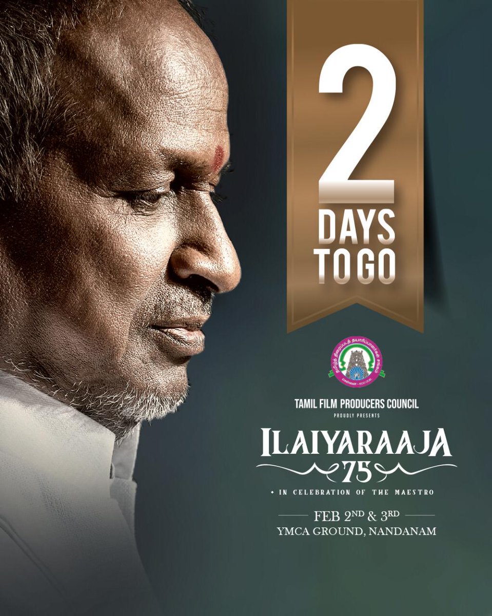 XavierMariabell's tweet photo. Breaking News !!

No Stay for Ilaiyaraaja 75 - orders Madras High Court

The Show will go on as per plan....

Book Tickets @ https://t.co/T2E13eAJtI

#Ilaiyaraaja75
#ThiraiKondattam
#IsaingnaniIlaiyaraaja 
#2DaysToGoForIR75

@VishalKOfficial @prabhu_sr https://t.co/PSDwFDExWS