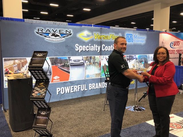 RavenLining's tweet photo. Incredible way to end the month- UCT 2019 Show Stopper Award winner for booth design and content! Thank you! Stop by booth 728 &amp; swing by UCT's RehabZone
#specialtycoatings #undergroundconstruction https://t.co/IYft8KWeD5