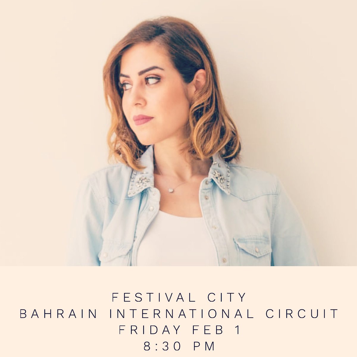 banahofficial's tweet photo. See you tomorrow at the Bahrain International Circuit @ShopBahrain I will be performing at 8:30pm #bahrain #shopbahrain #manama #BahrainNews https://t.co/DE4SaTGKWR