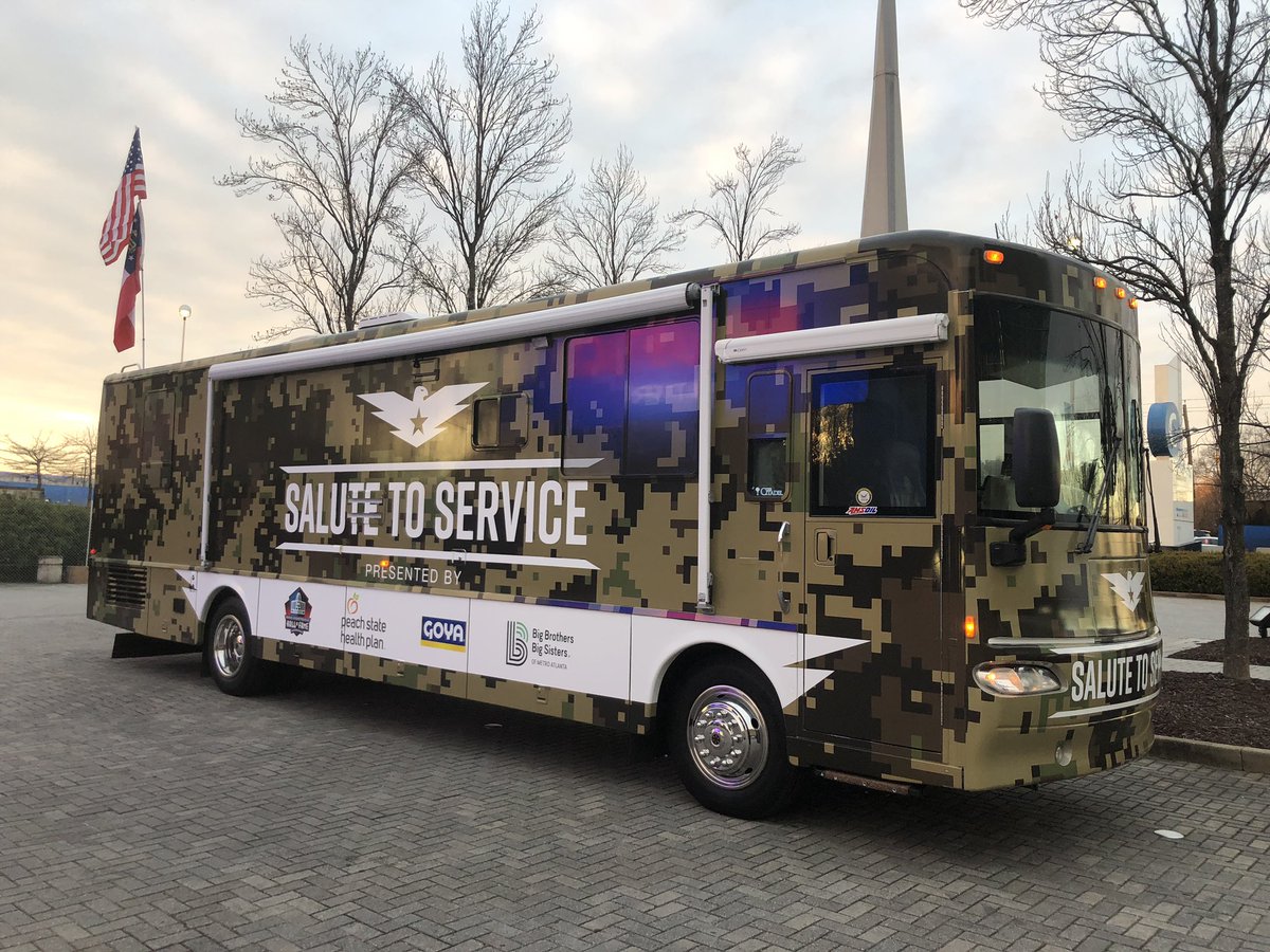 Today, we are sharing our appreciation and the excitement of #SuperBowLIII with our veterans and active duty military. RT to join us in saluting their service! #gapol