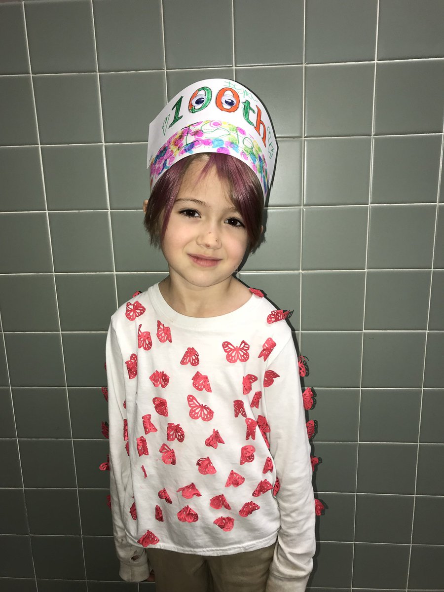 Gatewood_Gators's tweet photo. We had a great day of learning and celebrating our 100th day of school! Look who is 100 Days smarter! https://t.co/a2wApm0VJJ