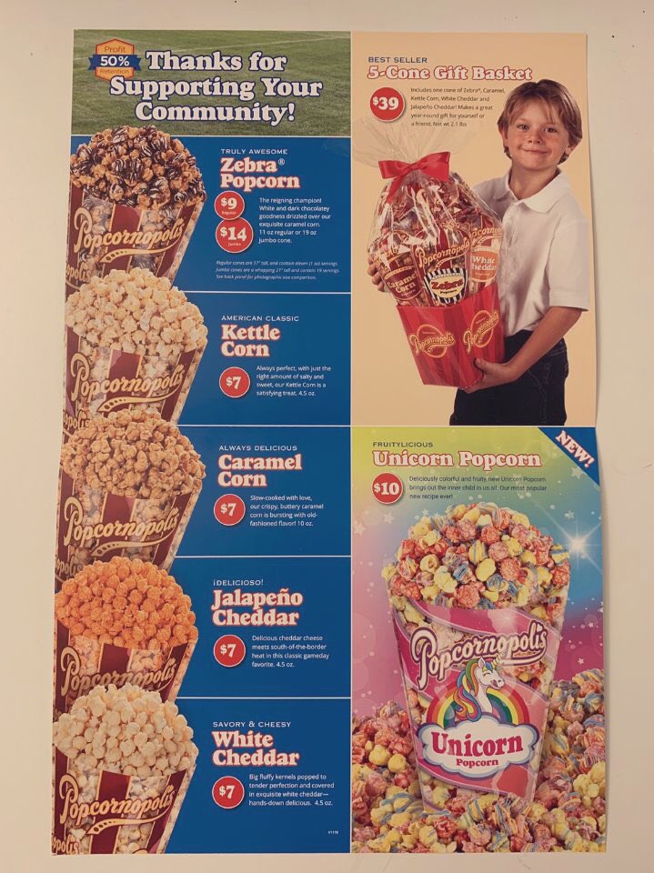 pfhsga's tweet photo. popcorn sales are ending on monday! dm this acct or talk to any member of GA for more info!! https://t.co/GS1veWs0Ys