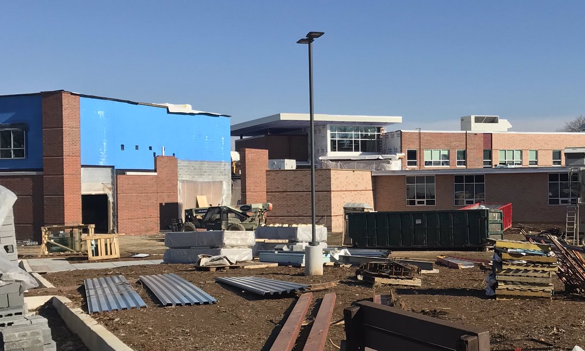 Dr_Leidy's tweet photo. Work continues and progress is being made on 3 active construction projects in MASD despite being in the middle of winter. #MASDmoves #MASDproud https://t.co/OIaX5FVS74