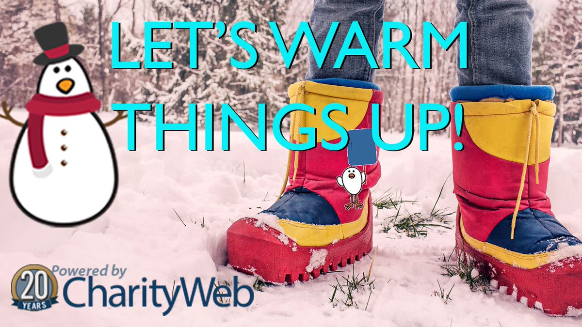 Your #fundraising doesn't have to freeze because of a #PolarVortex.  
 While you're hibernating, you can quickly and easily make the switch to <a href="/CharityWeb/">CharityWeb</a>   We can help you heat-up and raise more money!
 Ask us today, how we can melt your fundraising goals! #nonprofit #PTO