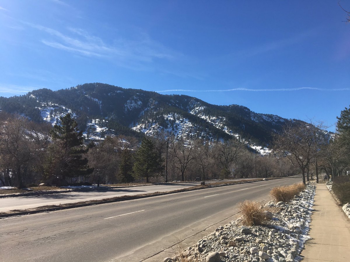 Dave Stenton (@davestenton) on Twitter photo Beautiful day in Boulder, CO. No polar vortex here Beautiful day in Boulder, CO. No polar vortex here