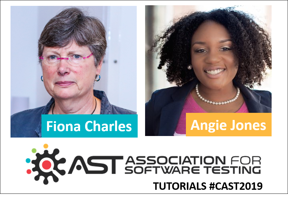 AST_News's tweet photo. Over the coming weeks we will publish the #tutorials we offer at #CAST2019. First up are Fiona Charles &amp; Angie Jones

Fiona offers a tutorial on #problemsolving for testers. Angie offers a tutorial on #visualvalidation for test automation. Read more on: https://t.co/IwhROZU0N3 https://t.co/iuJKLoMgE2