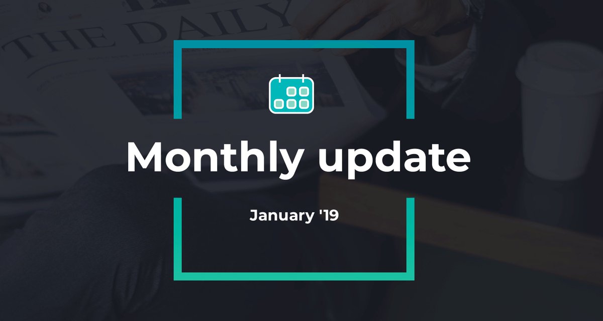 As the end of January is approaching, we would like to update our community on the latest developments made this month, as well as share some of our future plans. Read more about them on our blog: blog.bankera.com/2019/01/31/mon…

#update #BankeraExchange #blockchain
