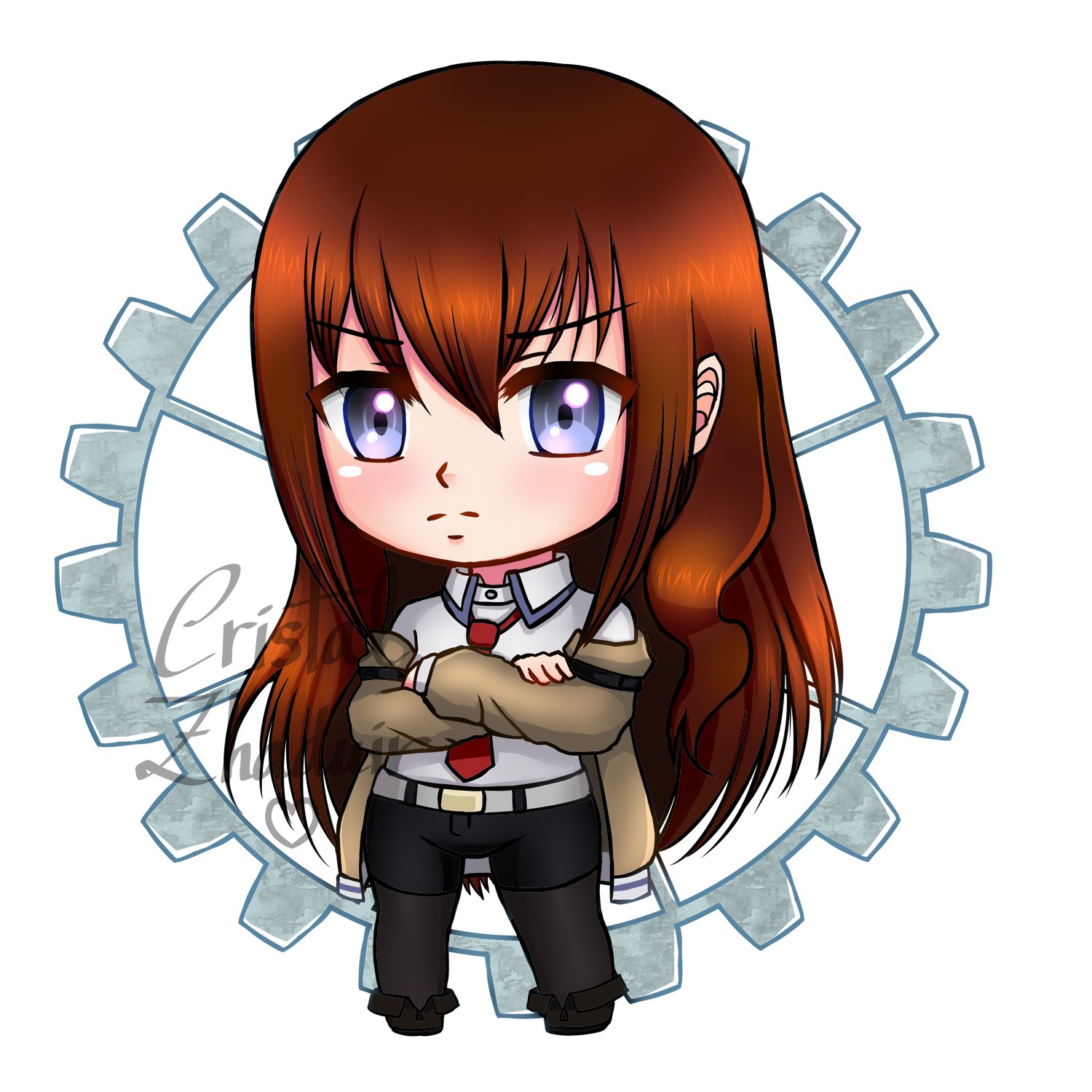 Cristal Zhaduir 🌸 på Twitter: "Makise Kurisu chibi from Steins Gate <3  ! #steinsgate #makisekurisu #牧瀬紅莉栖 #chibi #anime #fanart #cristalzhaduir  https://t.co/Lthj2n1jJE" / Twitter