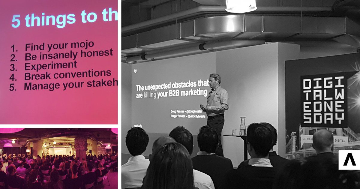 Marketing kan echt geweldig zijn! Zo bleek maar weer tijdens de nieuwjaarsbijeenkomst van <a href="/DigitalWednesD/">Digital Wednesday</a> waar @JacklienQ aanwezig was. Er kwamen een aantal magnifieke voorbeelden van B2B marketing voorbij! 👌Check #digitalwednesday ;)