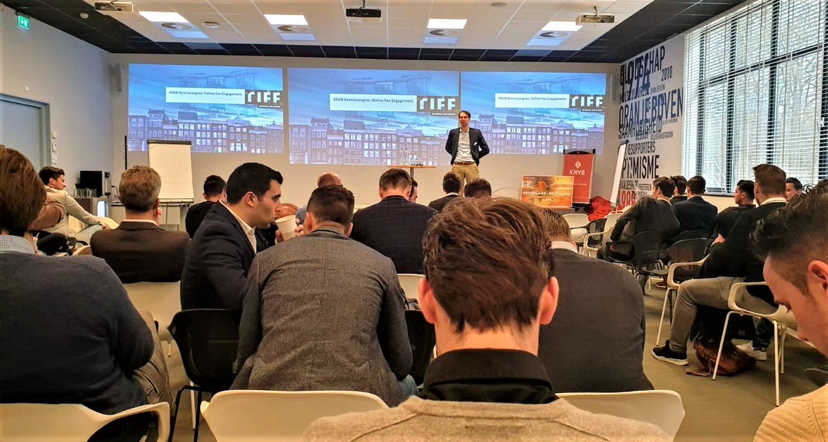 riff_engagement's tweet photo. Wat is de kracht van Online Fan Engagement? RIFF co-founder @LudoRaedts mocht de Nederlandse voetbalclubs inspireren tijdens het jaarlijkse @KNVB ledencongres. Bedankt voor jullie bijdrage aan een gave workshop! https://t.co/gxdyVpxq93