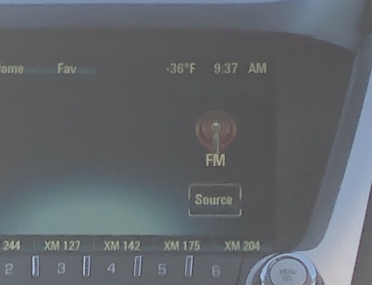 Hey @WeatherHolley we didn’t quite hit -40. We were 4 degrees short. #muscoda