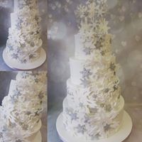 ACake4You's tweet photo. Congratulations to the now Mr and Mrs Ollerenshaw who got married on 28th December, giving us the pleasure of making this beautiful winter wonderland wedding cake, #cake #wedding https://t.co/gmHX0gdj4S