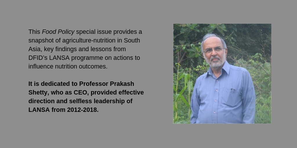 FCDOResearch's tweet photo. 🆕Leveraging #agriculture for #nutrition in South Asia – what have we learned?
 
9⃣papers in 'Food Policy' from @DFIDAgResearch @LANSAresearch   

▶️https://t.co/7HEhLDI1pN  (open access) https://t.co/oi1zXpvdUq