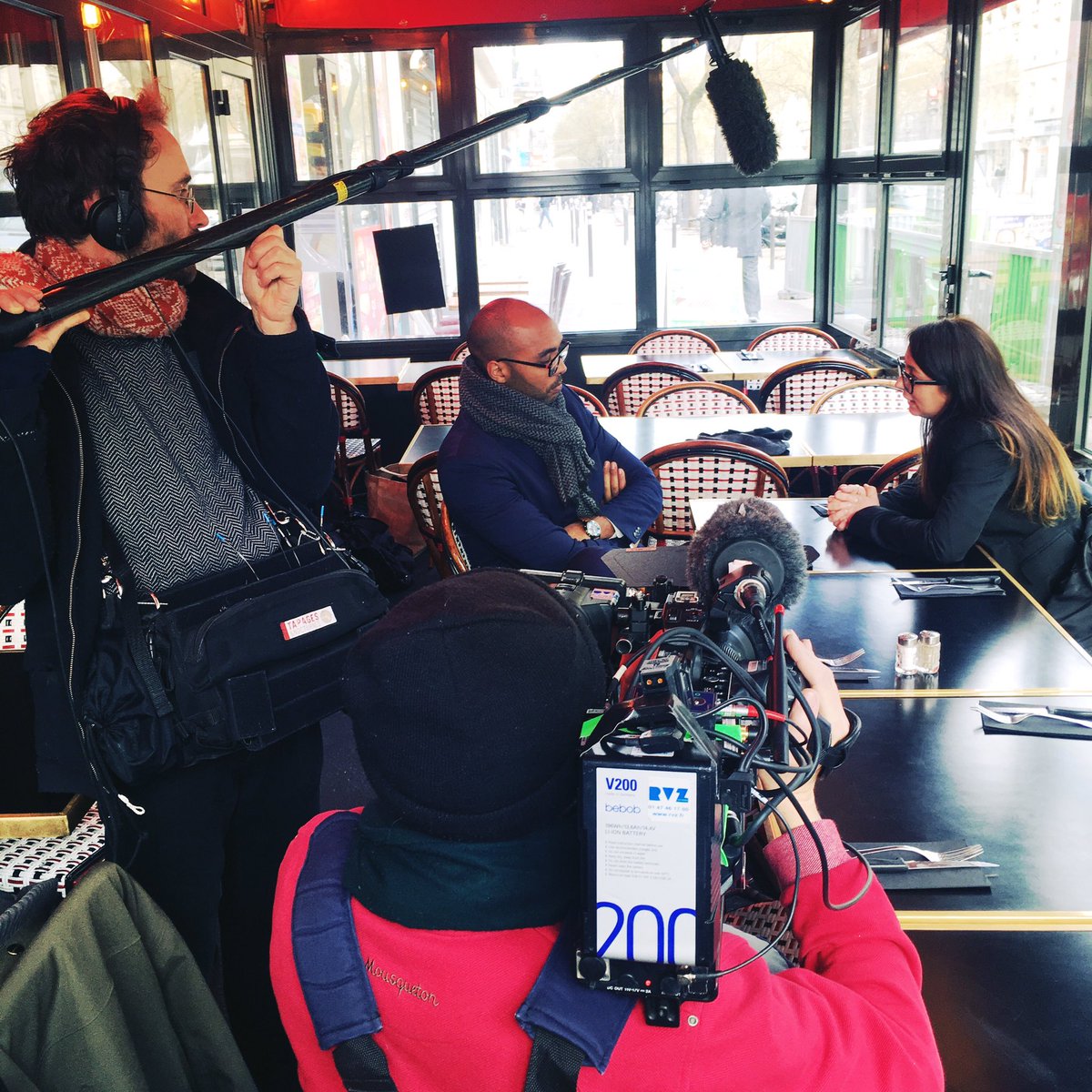 SPillonca's tweet photo. Nous démarrons à Paris une session de tournage avec Enora et Gilles qui ont accepté de nous ouvrir les portes de leurs vies. Nous allons les suivre sur le chemin de l’adoption . Leur confiance nous touche ...   #cinema #wonderfilms #Pyramidedistribution #adoption https://t.co/vePsSK2m9v