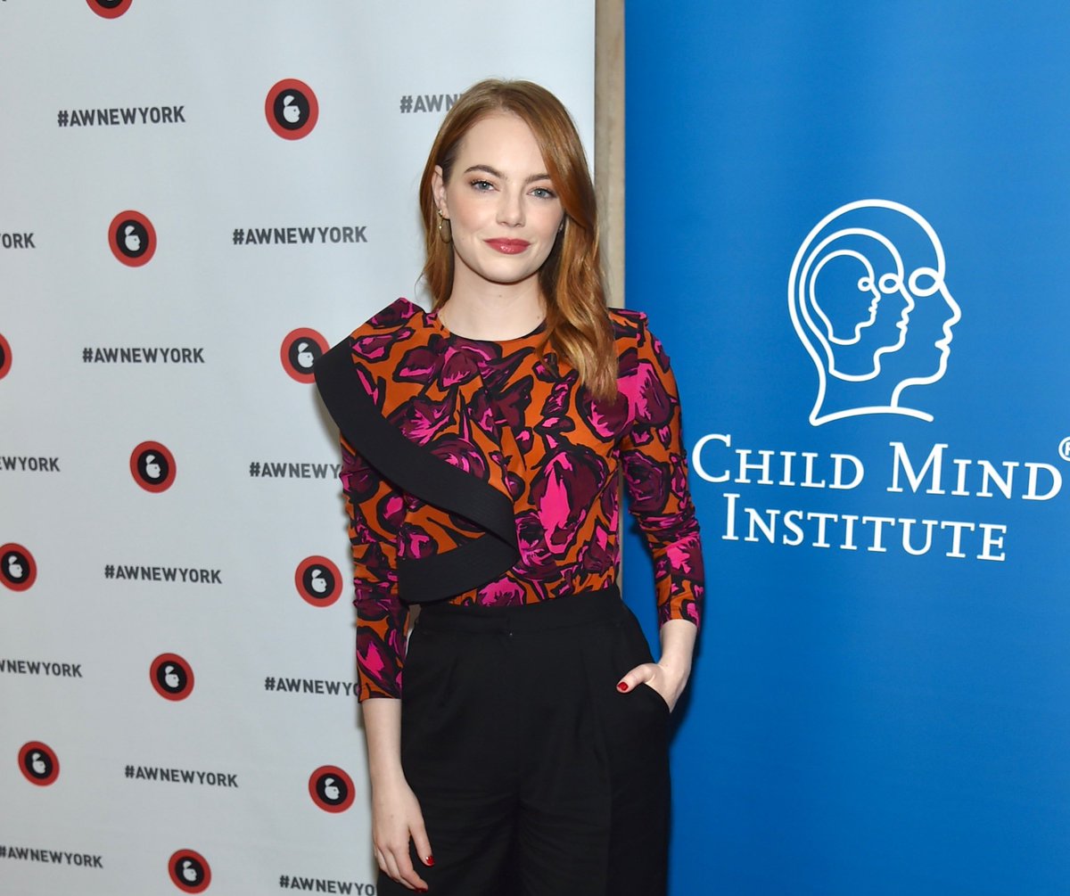 Child Mind Institute on X: We're delighted to announce Emma Stone
