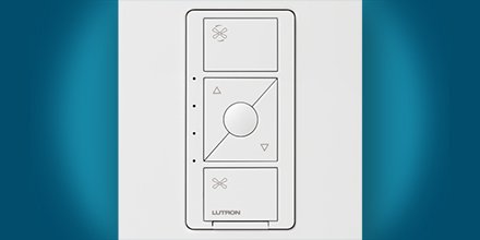 With Caséta by Lutron smart fan speed control, you can update existing scenes &amp; schedules to include your ceiling fan! Program your lights to turn off &amp; your fan to turn on as part of your bedtime routine. bit.ly/2Fidbt9