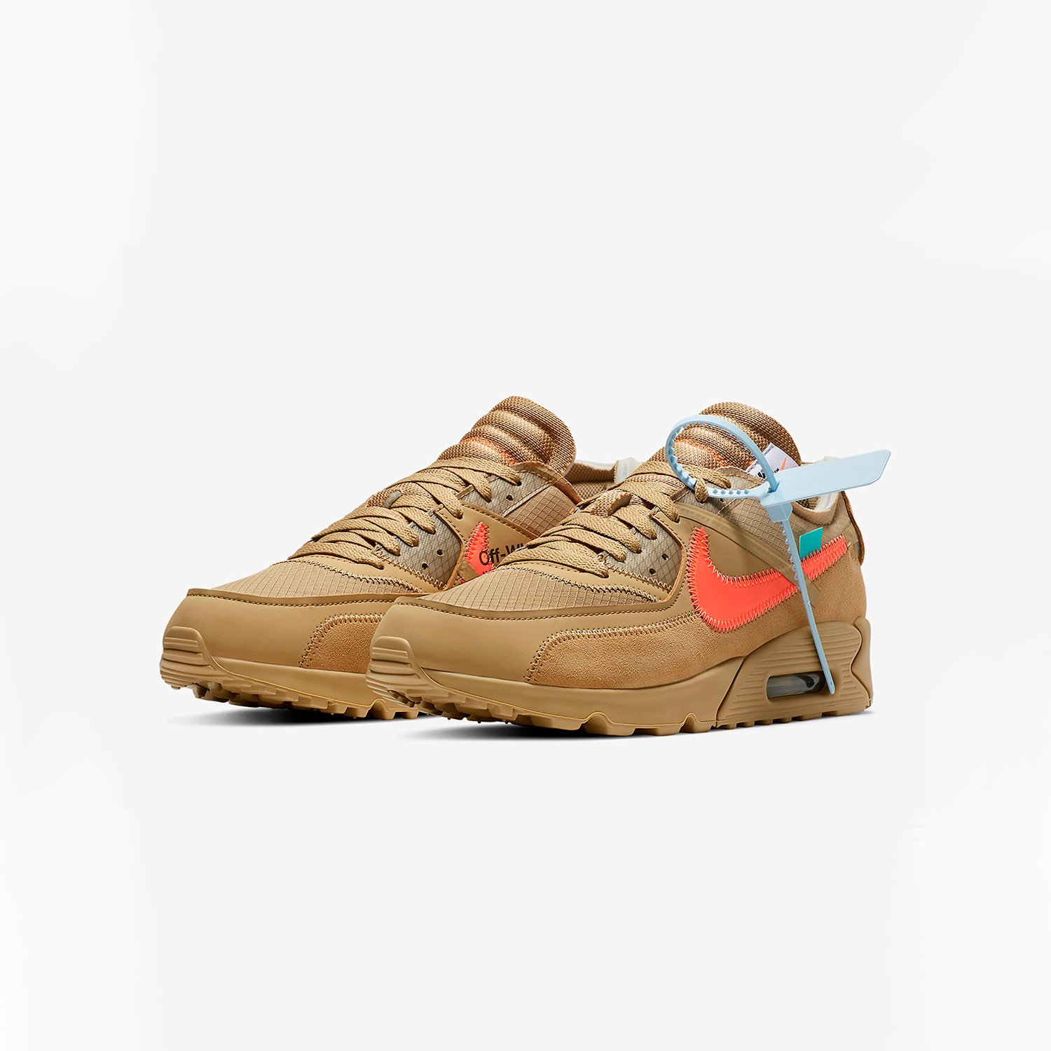 off white air max 90 desert ore raffle