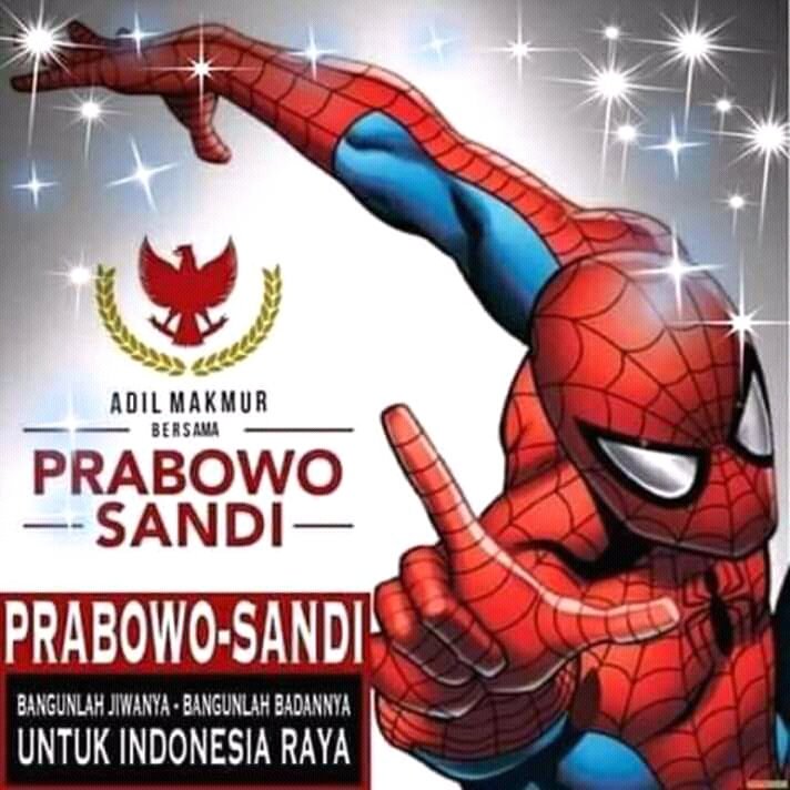 yarham02's tweet photo. Ayo jawab spiderman, berani salam dua jari begini 
#YangGajiKamuSiapa ?
CC : pak menteri @rudiantara_id https://t.co/ZZ0Q7PLRV3