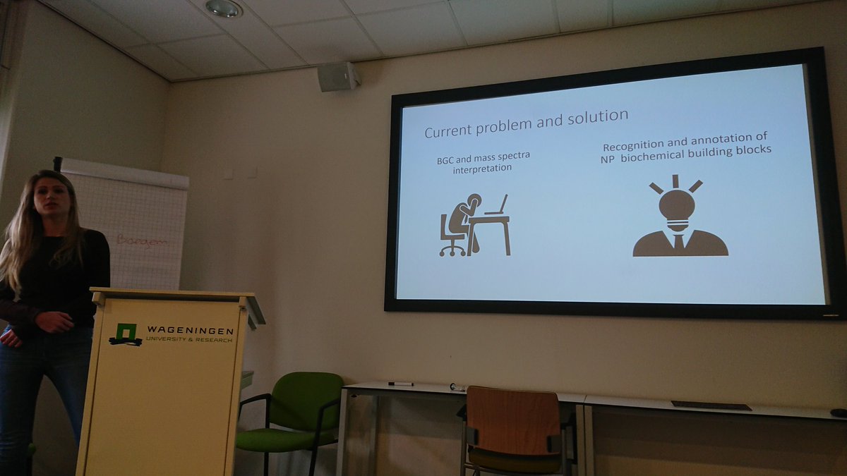jjjvanderhooft's tweet photo. Proud of my first MSc student completing her #thesis on creating a #naturalproducts #database and generating relevant #substructures to link with #biosynthetic precursors and #MassSpec detectable #substructures. Thanks Sam! π #proudSupervisor @marnixmedema @WUR @WU_BioInfo https://t.co/qChY702nF1