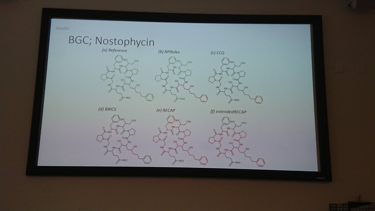 jjjvanderhooft's tweet photo. Proud of my first MSc student completing her #thesis on creating a #naturalproducts #database and generating relevant #substructures to link with #biosynthetic precursors and #MassSpec detectable #substructures. Thanks Sam! π #proudSupervisor @marnixmedema @WUR @WU_BioInfo https://t.co/qChY702nF1