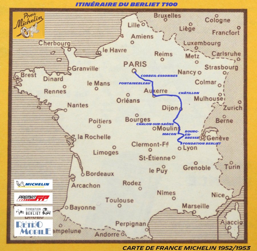 Michelin On Twitter Retromobile19 Last Travel Hours For The Berliet T100 At 11pm Tonight It Will Be In Paris It Will Be Exhibited At The Retromobilefr Show From February 6th To 10th