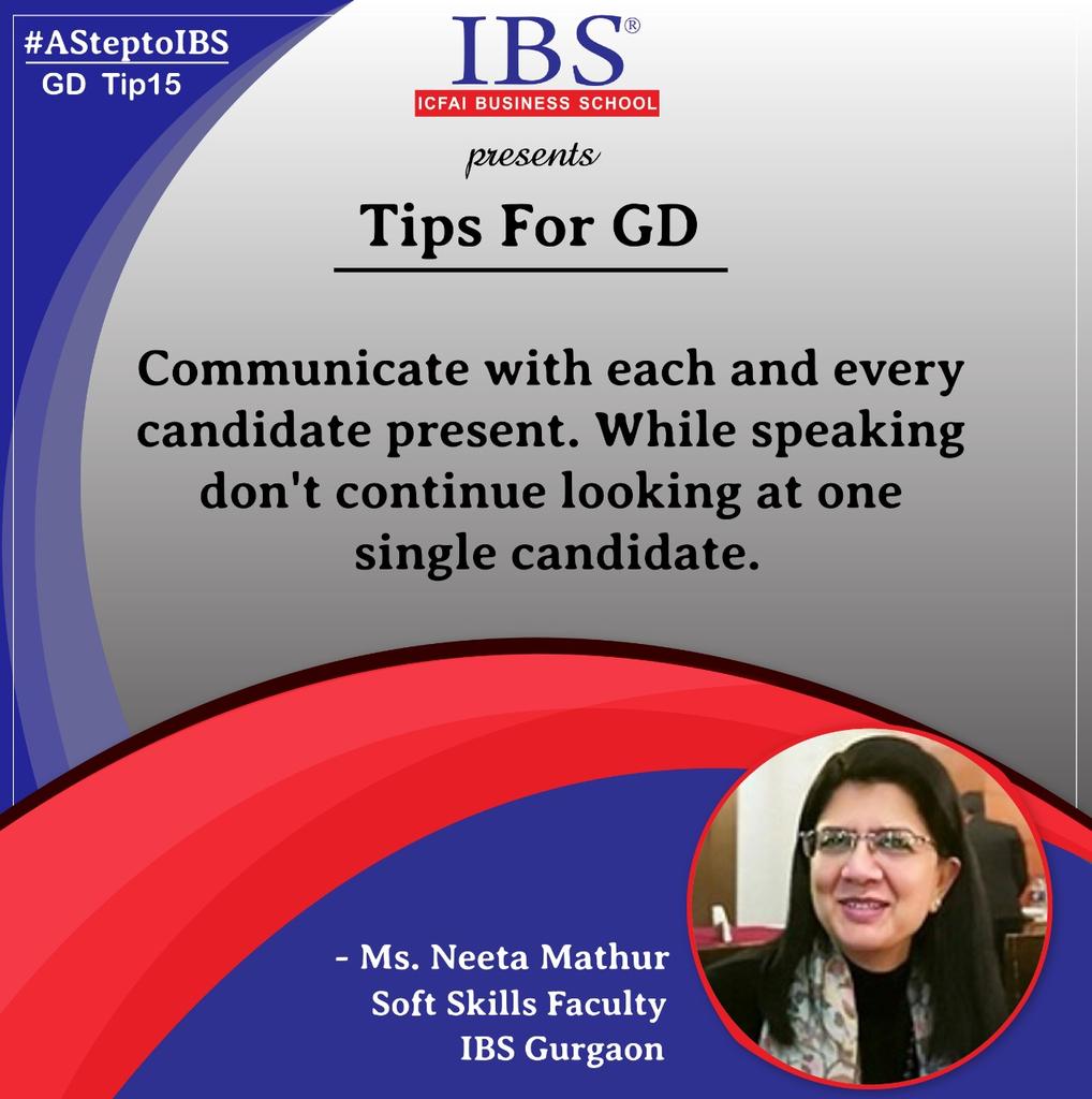 gurgaonibs's tweet photo. Prof. Neeta Mathur, Soft Skills Faculty guides the students of 2019-2021 batch for their successful attempt in the upcoming Group Discussion Sessions. 

#AStepToIBS @ibsgurgaon @IBSIndia #GDPITips #ManagementIdeas #ManagementSchool #Batchof2019 https://t.co/HgXVTDqLrK