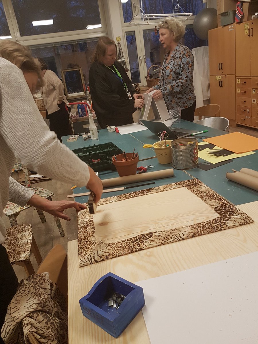 Att samarbete o ha workshops är kul! Resultatet: pedagogiska  material som utmanar #Lidskol #Lidingögrundsärskola