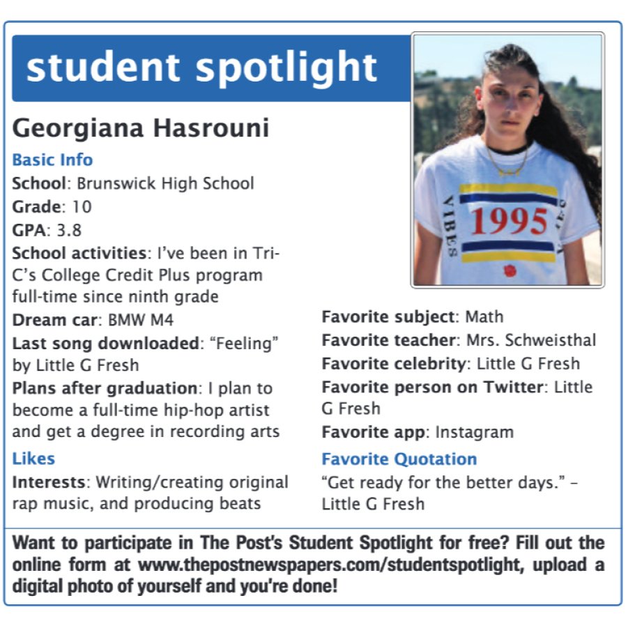 brunswickpost's tweet photo. Want to see your student featured in The Post's Student Spotlight? Complete the online form at https://t.co/DNGSlCuDZe – it's free! https://t.co/pW1ojFxuSU