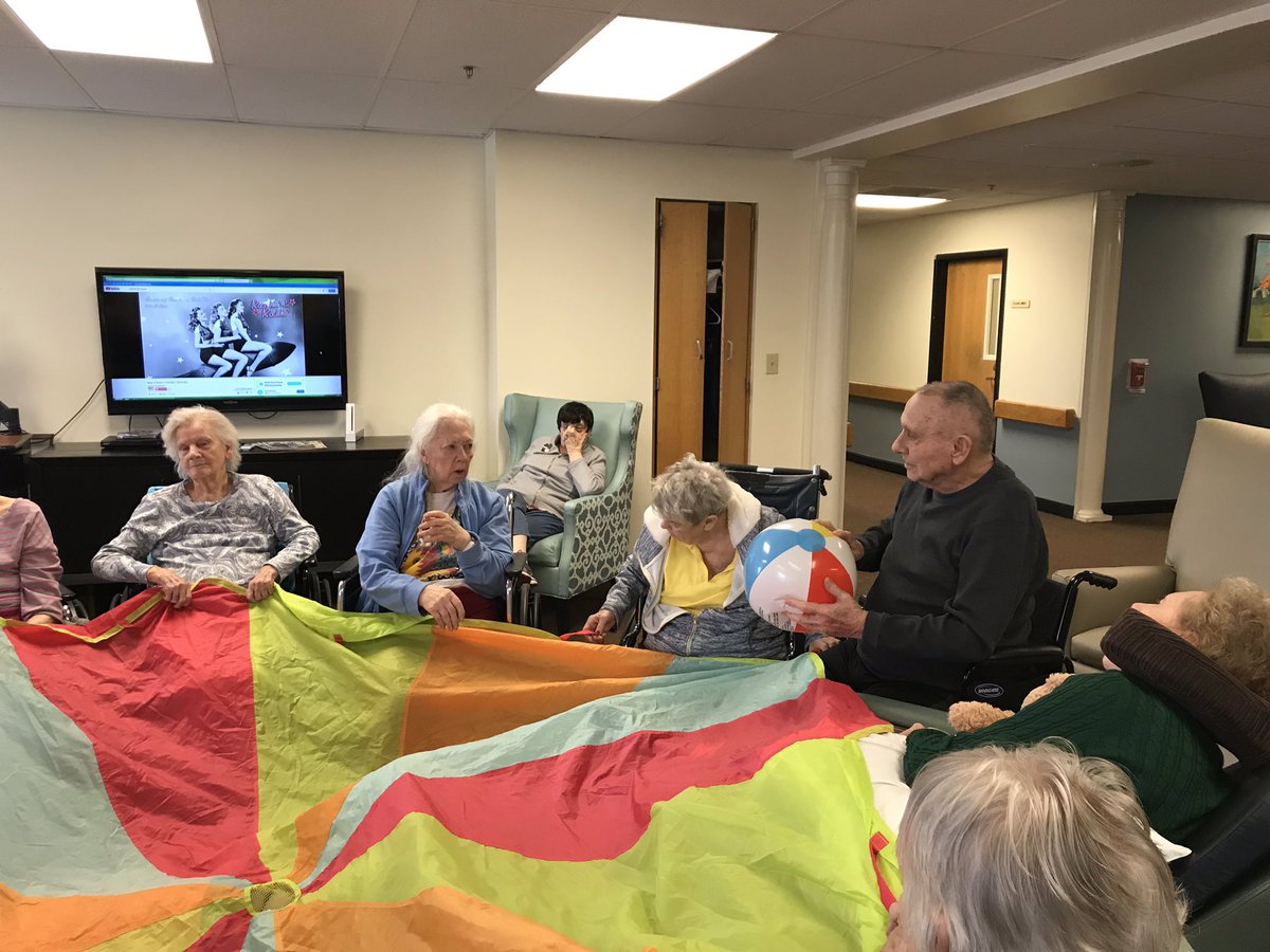 ParkTerraceHC's tweet photo. Parachute Fun Along With Oldies Music Perfect Combination ! #DailyRythms #Vitality #MusicalMovements #LegacyLane #Trilogy https://t.co/GXm7u5ohoz