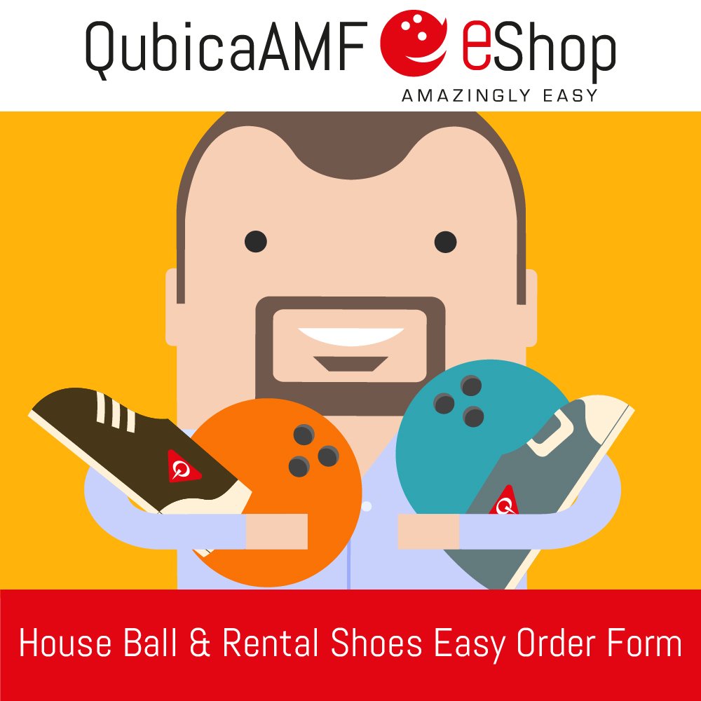 With QubicaAMF eShop it's so easy to order House Balls and Rental Shoes.
You don’t have to know part numbers; our unique form makes it easy to add the sizes and weights you need all on one page.

Amazingly Easy!
Start shopping now --> bit.ly/2SkBV6J
#bowlingballs #shoes