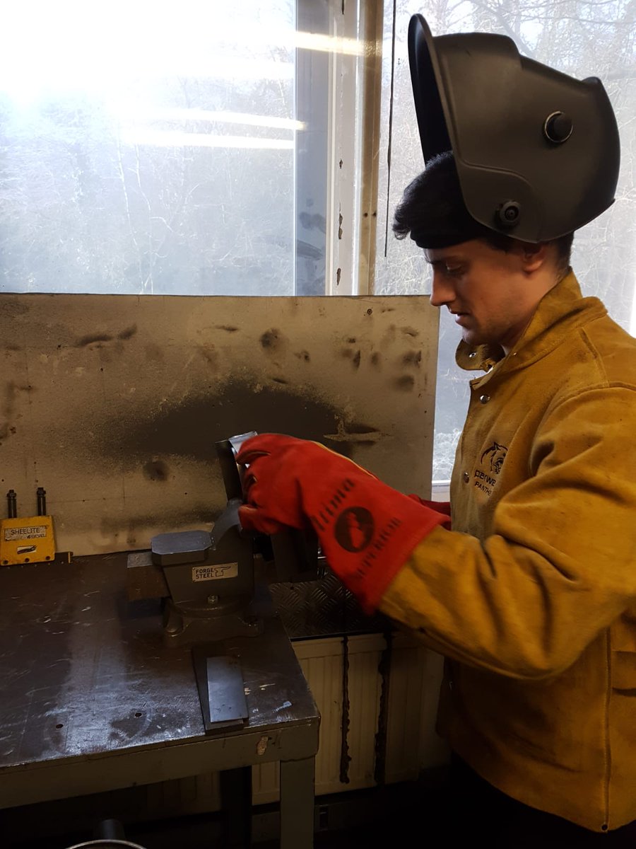 An excellent day's work by Joshua today. He's been designing and fabricating an organiser tray for the pillar drill in the welding workshop at Watford.