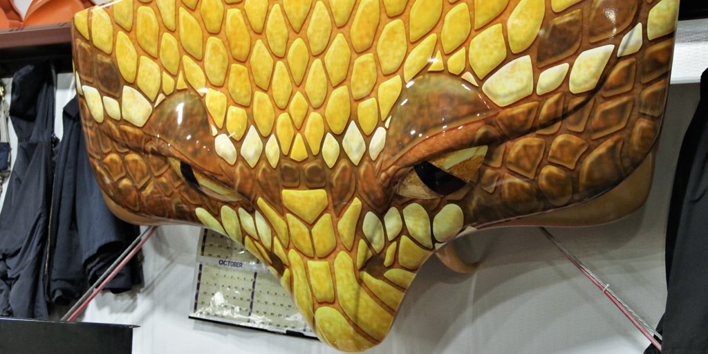 RT if you wish you had a Diamondback head hanging on your wall. #KingsIsland