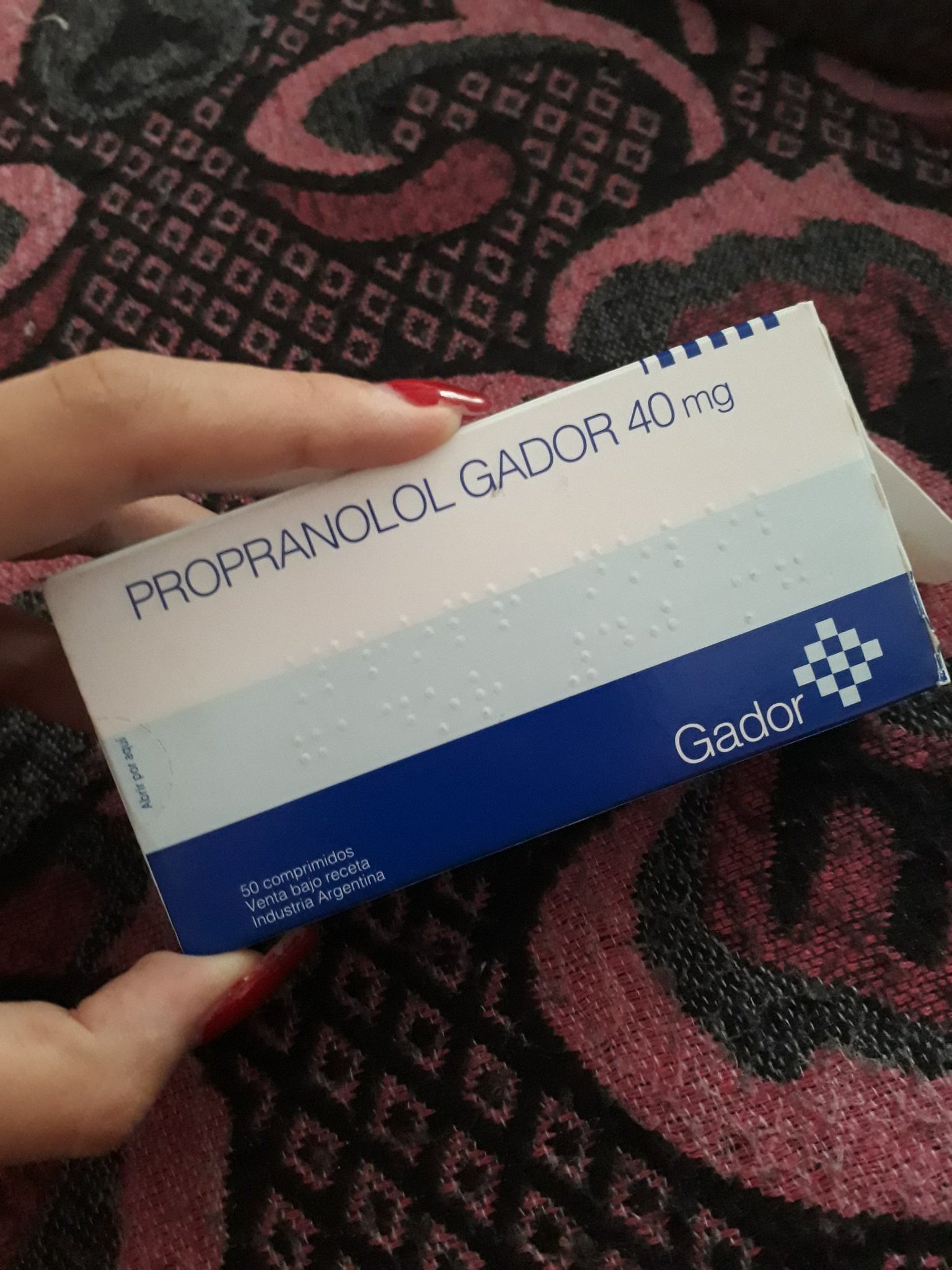 Propranolol gador 80 mg precio