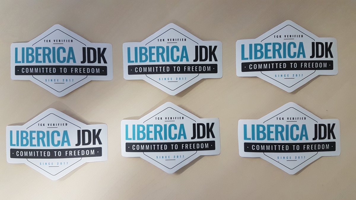 bellsoftware's tweet photo. New batch of stickers and t-shirts has arrived. Ready for #FOSDEM2019 and #jfokus! https://t.co/uL6cSBTYpH