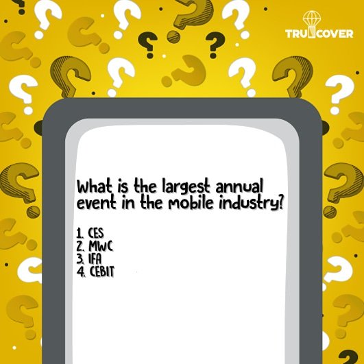 It’s one of the most highly talked about events in the world. Do you know what it is?

#GetTruCover #MobilePeaceOfMind #Quiz

---
Find the right protection for your new mobile starting @ 699/-* a year! 
Visit us at trucover.me