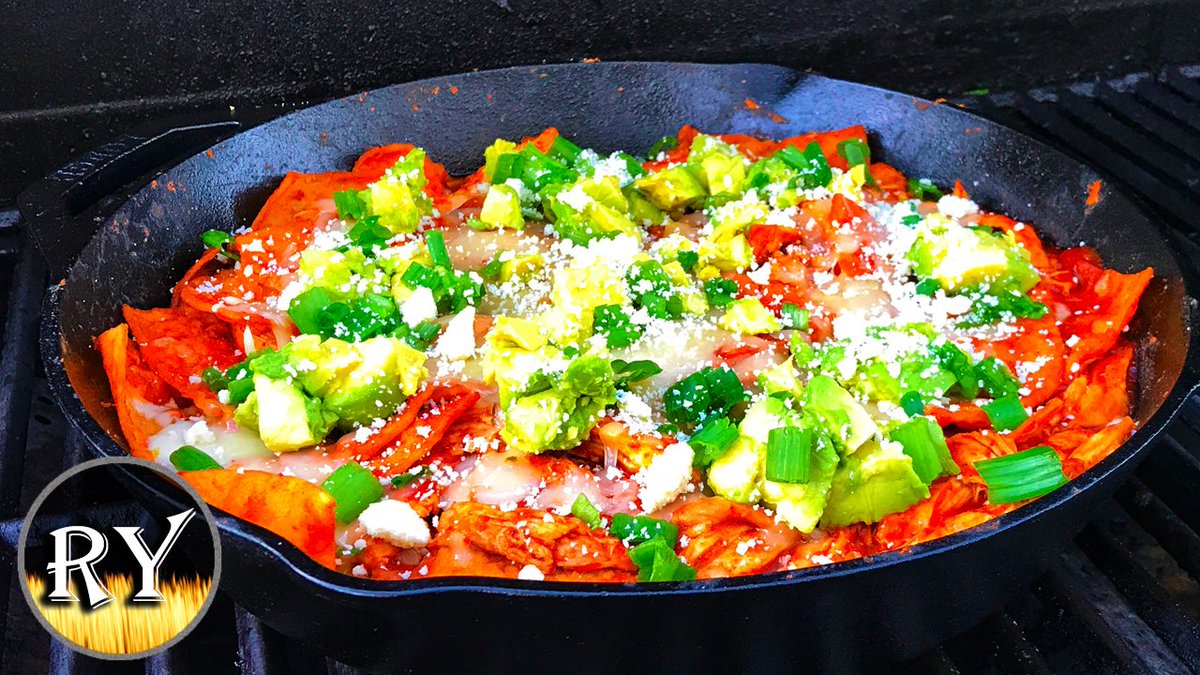 CookWithRy's tweet photo. Grilled Chicken Chilaquiles. Video here: https://t.co/Y8E1OGu9JZ #cooking #grilling #recipe https://t.co/w7O0uDXA9S