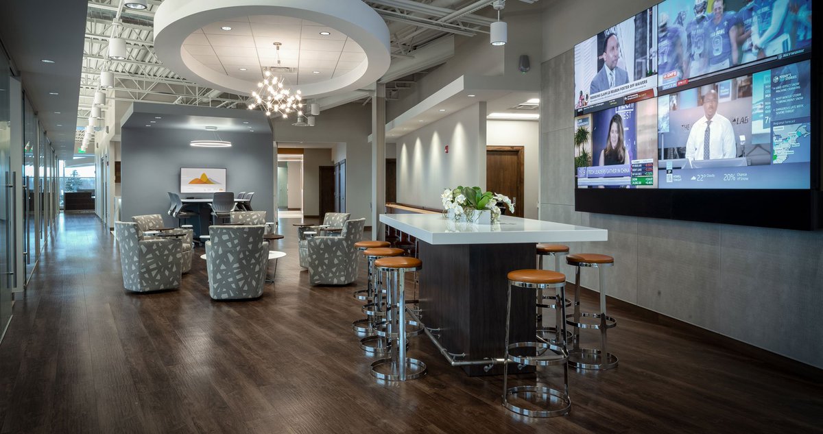 yourNBS's tweet image. When Serra Automotive decided it was time to move in to a new building, they selected NBS to design a workspace perfectly tailored to the needs of their executive team. See more here - bit.ly/2G1ruD4 #NBSProject